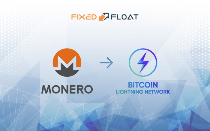 Umtausch von Monero gegen Bitcoin Lightning Network